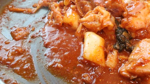 Chicken Ribs Cooked on a Hot Iron Plate