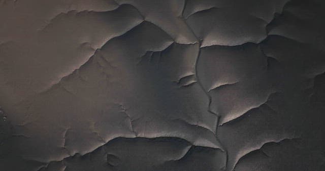 View of cracked textured earth surface