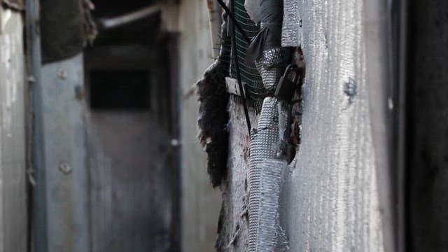 Aspect of a Decayed Urban Residential Area