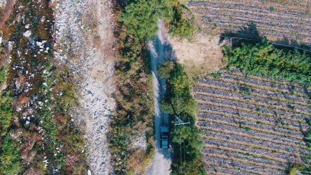 Vehicle on Countryside Road