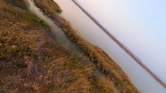 Sunset over the Tranquil Riverside