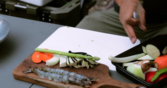 Preparing Fresh Vegetables for Cooking