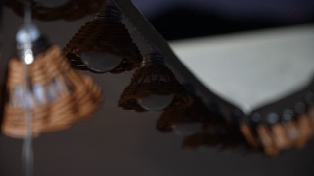 Warm Glowing Light Fixtures in a House