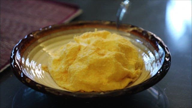Creamy Whipped Dish Being Prepared