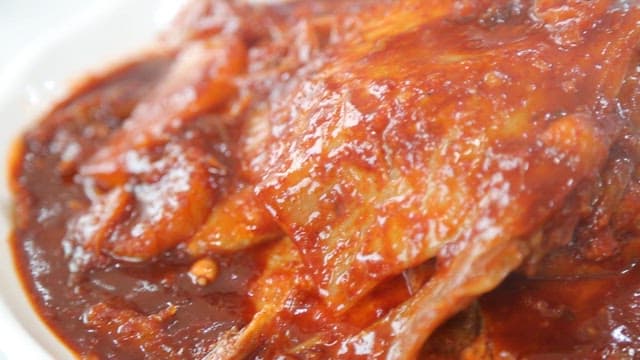 Deliciously Cooked Red Steamed Fish