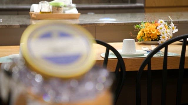 Luxury Caviar Presentation on Dining Table