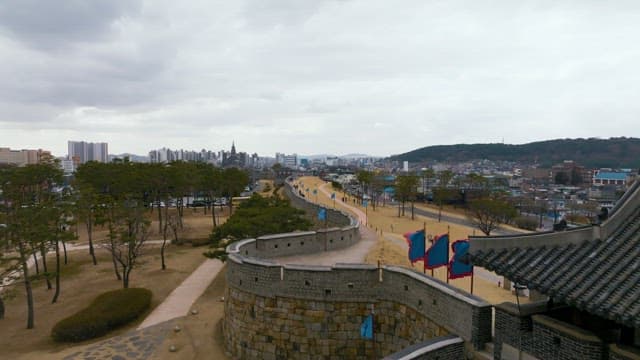 Historic Suwon Hwaseong Fortress Wall