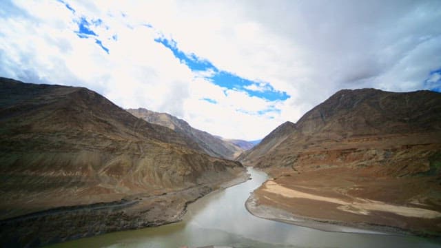 View of a Majestic River Valley