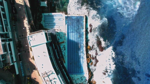 Coastal Swimming Pool by the Ocean