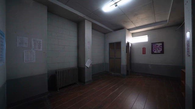 View of the Room Where Prisoners Stay