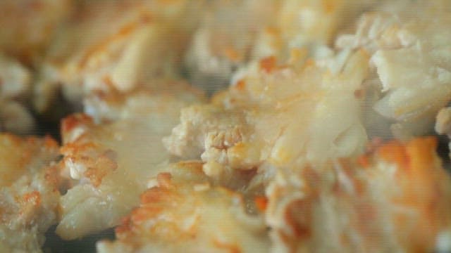 Pork belly grilled on the grill