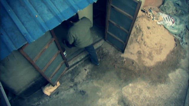 Kitchen Shelves in Old Country House