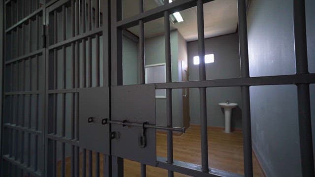 Empty Lockup Inside a Police Station