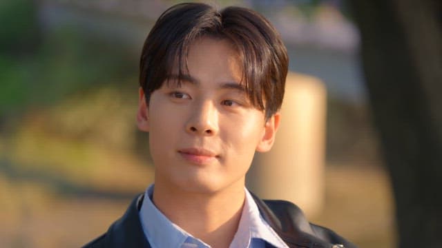 Man relaxing in the park