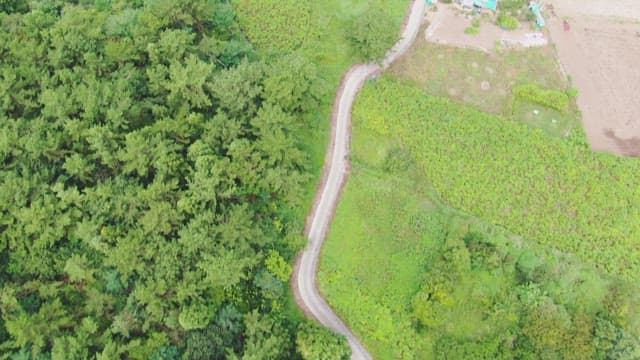 View of a rural farm landscape
