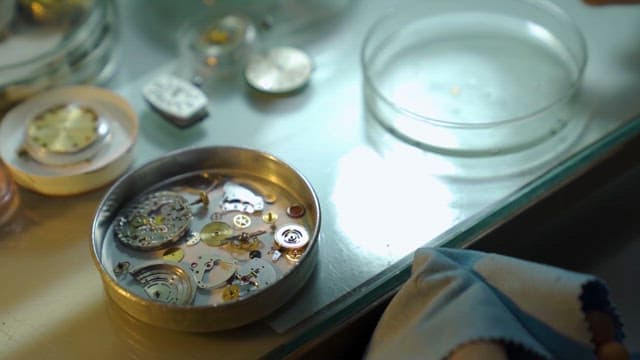 Expert Craftsman Repairing Intricate Watch Parts