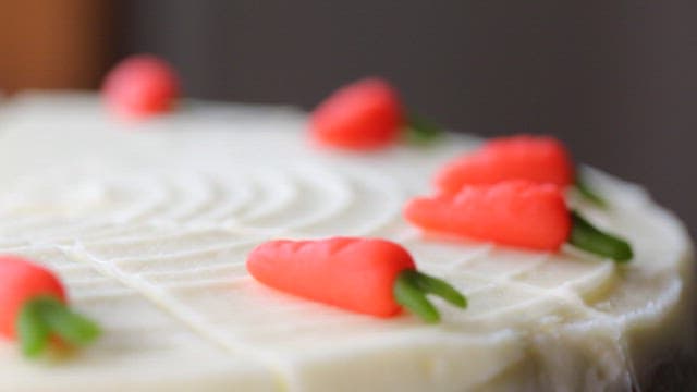 Carrot cake with cream cheese frosting
