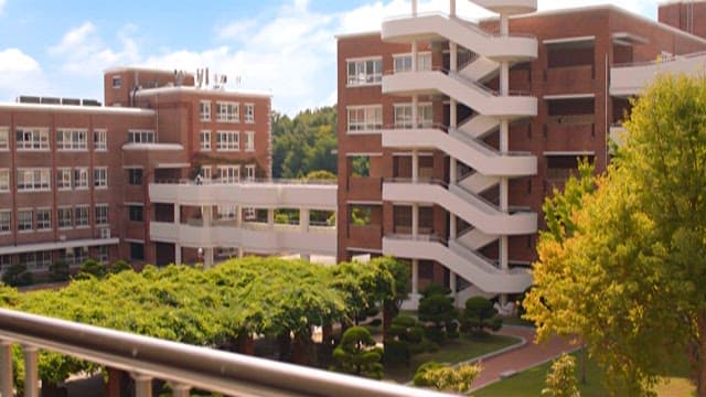 Serene University Building on a Sunny Day