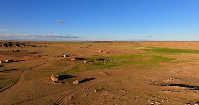 Wide landscape with paddocks