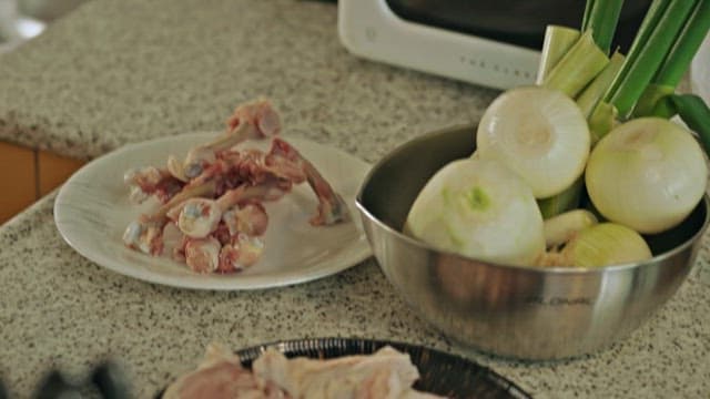 Preparing Chicken in the Kitchen for Cooking