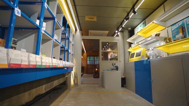 Various Electronic Devices in a Museum