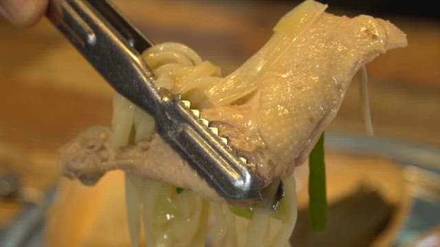 Chicken Kalguksu with Chewy Noodles