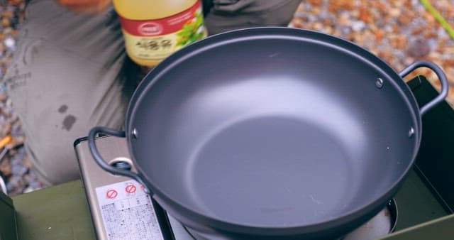 Preparing a Meal Outdoors