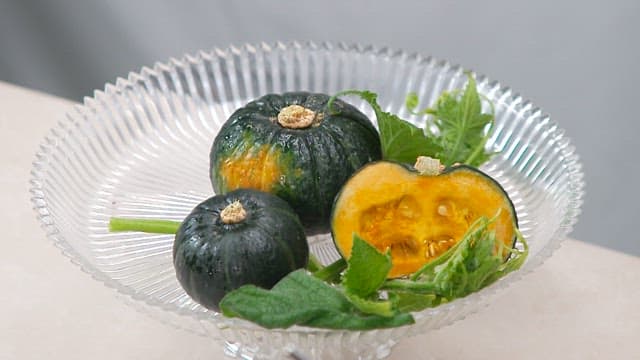 Healthy Pumpkin Juice Served with Fresh Pumpkins