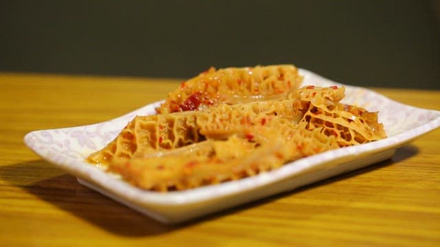 Deliciously Cooked Beef Intestines Dish