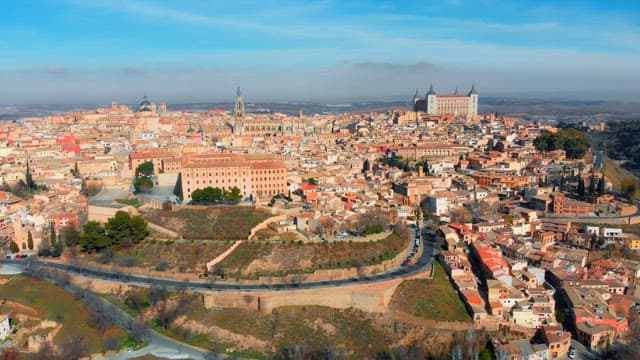 Toledo with sprawling architecture