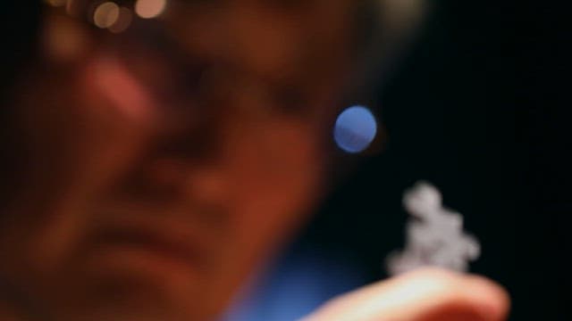 Person holding a puzzle piece