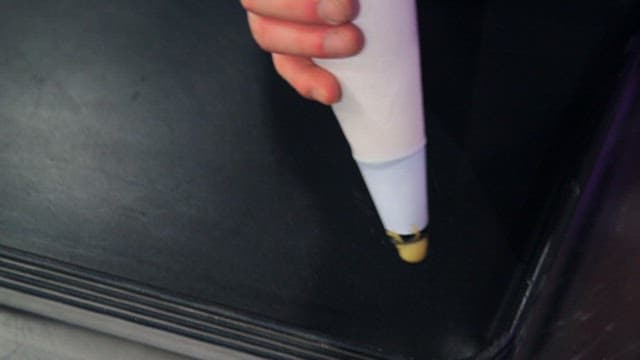 Preparing Pastry Cream with a Piping Bag