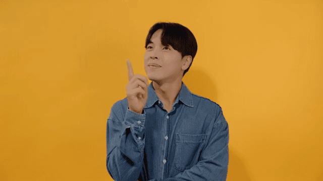 Man lost in deep thought and realized something