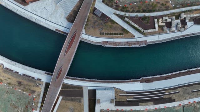 View of a modern canal