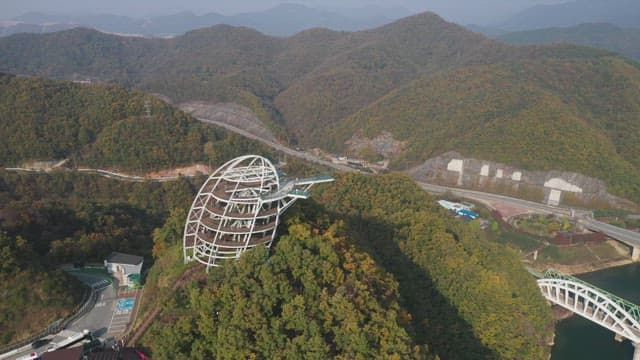 Magnificent Green Mountains and Skywalk