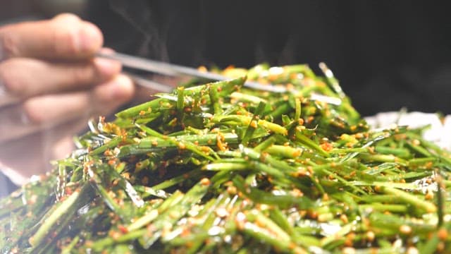 Spicy Stir-Fried Octopus with Lots of Chives