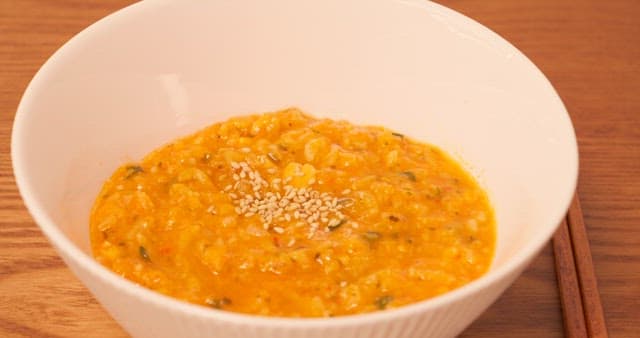 Wooden Spoon Stirring Porridge