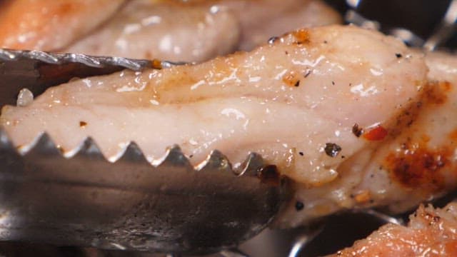 Juicy charcoal grilled chicken