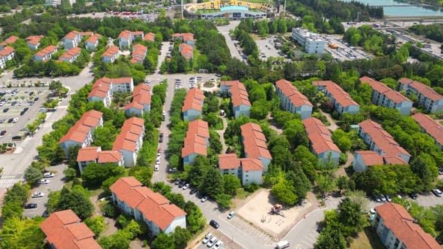 Residential Area with Greenery