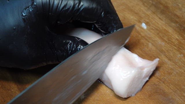 Intestines Mixed with Red Sauce