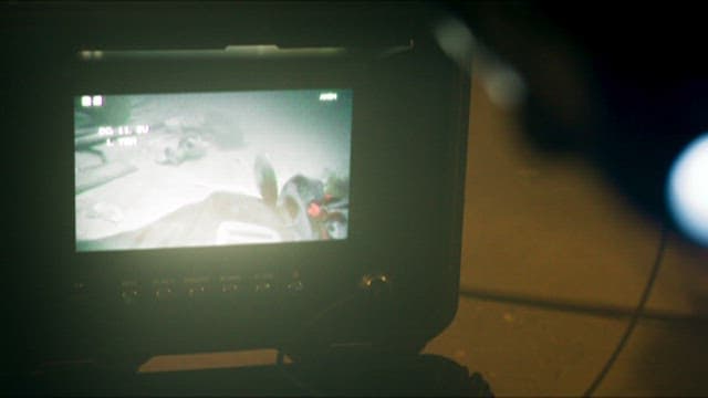 Digital Screen Monitoring Fire Scenes