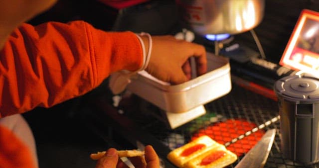 Preparing a Snack with Strawberry Pie Cookies