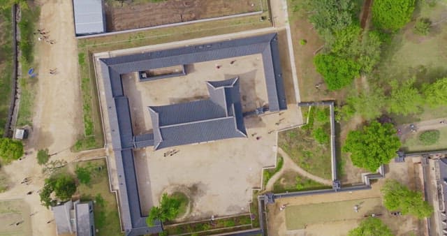 Gyeongbokgung Palace with gardens
