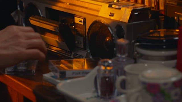 Song Tapes on Retro Cassette Player