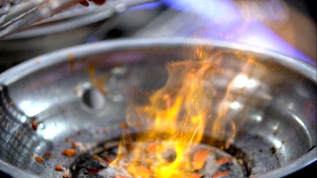 Sizzling Octopus on a Grill