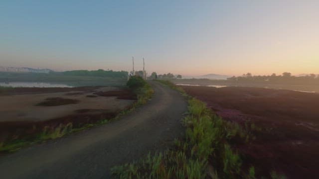 Beautiful bridge over a serene river