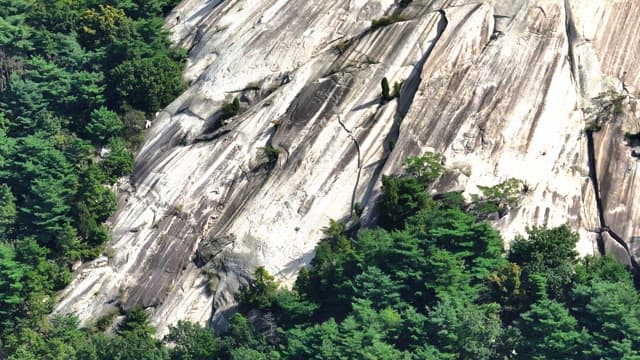 Vast Buramsan mountain with lush greenery