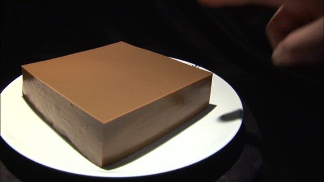 Acorn Jelly on a White Plate