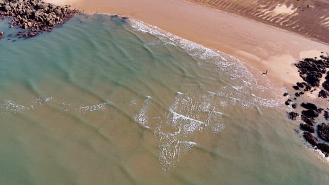 Serene Beach with Gentle Waves