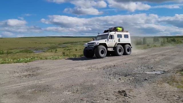 Off-road Vehicle Driving on a Rural Trail